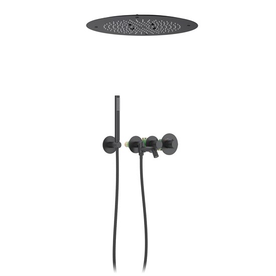 TIMO Душевая система встроенная с термостатом Saona черный (SX-2358/03SM) SX-2358/03SM - фото 274532