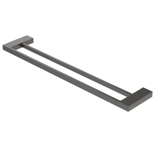 CEZARES Slider Полотенцедержатель двойной 60 см, исполнение оружейная сталь SLIDER-THD-60-GM - фото 275159
