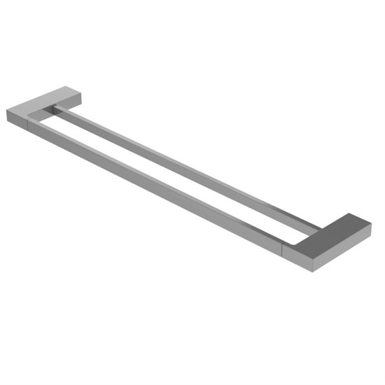 CEZARES Slider Полотенцедержатель двойной 60 см, исполнение черный матовый SLIDER-THD-60-NOP - фото 275161