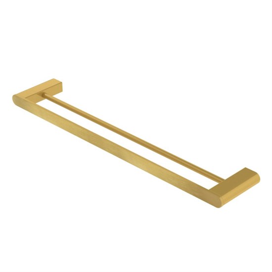 CEZARES Stylus Полотенцедержатель двойной 60 см, исполнение брашированное золото STYLUS-THD-60-BORO - фото 275202