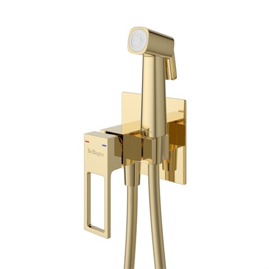 BELBAGNO Luce Гигиенический душ со смесителем, золото LUC-HGN-ORO - фото 275319