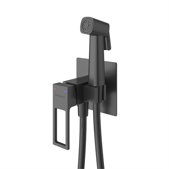 BELBAGNO Luce Гигиенический душ со смесителем, черный LUC-HGN-NERO - фото 275327