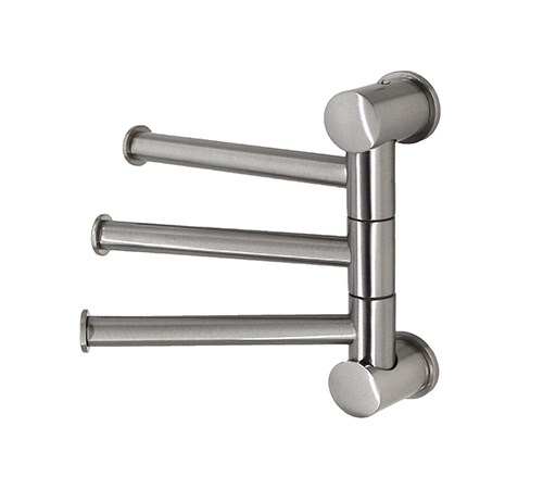 WASSERKRAFT K-1053NICKEL Держатель полотенец тройной, никель WASSERKRAFT 1053N - фото 275934