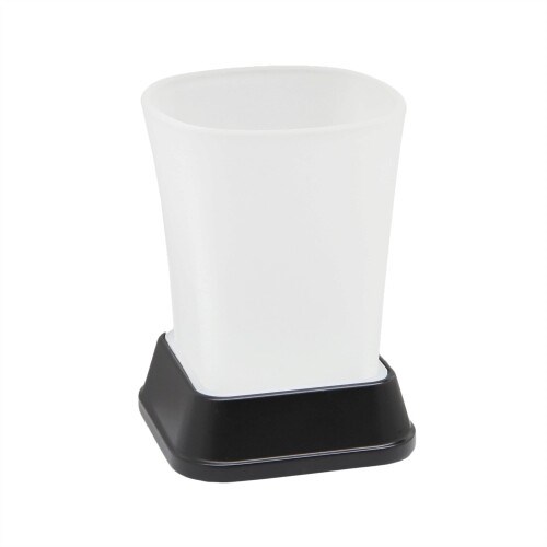 WASSERKRAFT Amper K-5428BLACK Стакан для зубных щеток, черный WASSERKRAFT 5428B - фото 276616