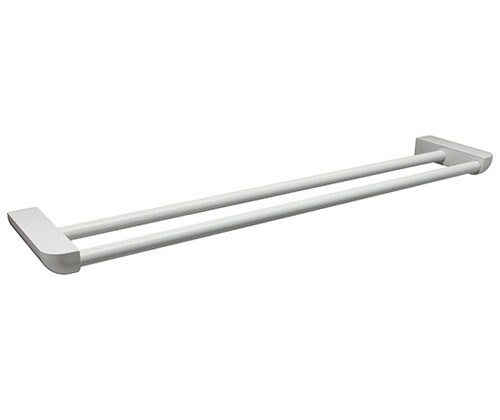 WASSERKRAFT Kammel K-8340WHITE Держатель полотенец двойной, белый WASSERKRAFT 8340W - фото 276887