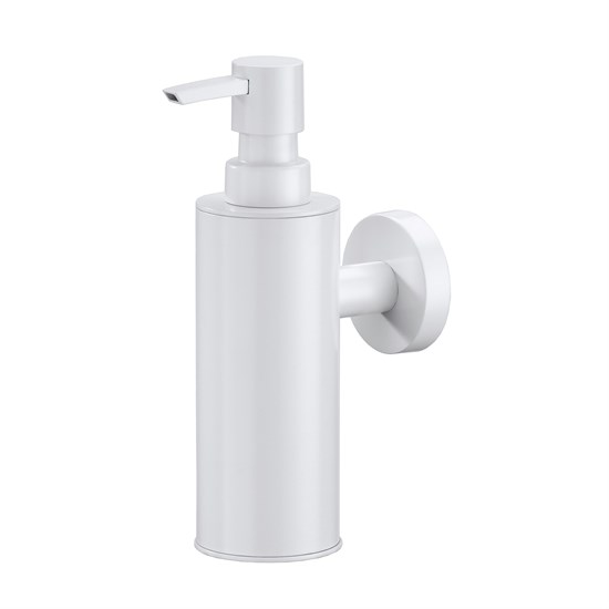 WASSERKRAFT K-1399WHITE Дозатор для жидкого мыла, антивандальный, белый WASSERKRAFT 1399W - фото 278130