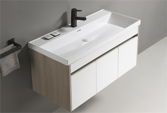 GID Раковина 5510s 71165 встраиваемая сверху белая 101x46.5x15 GID-71165 - фото 279658