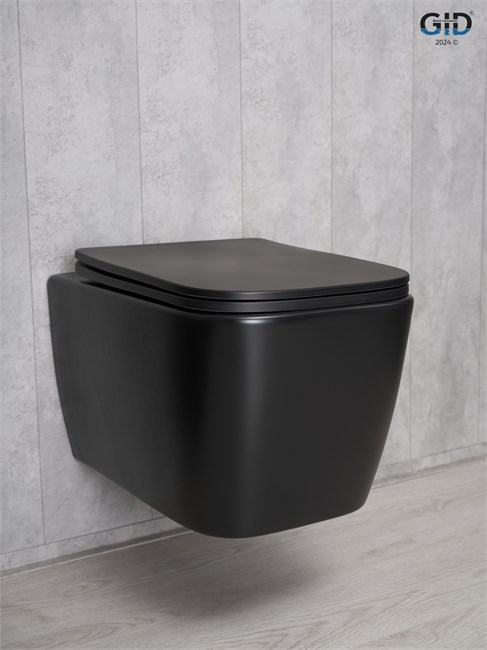 GID Унитаз подвесной Tr2140Bm 62255Y черный матовый 51x35x37.5 GID-62255Y - фото 279760