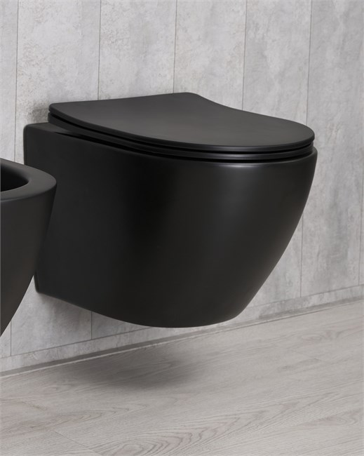 GID Унитаз подвесной Bm2198 62226Y черный матовый 49x36x35.5 GID-62226Y - фото 279830