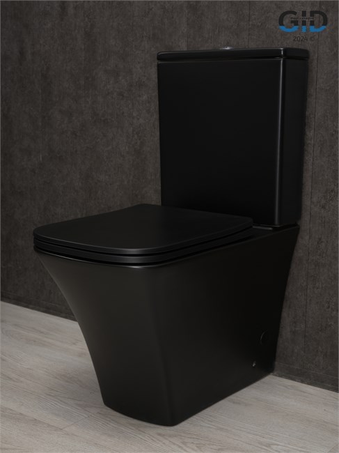 GID Унитаз напольный Tn2184Bm 62252Y черный матовый 62.5x37x83 GID-62252Y - фото 279962