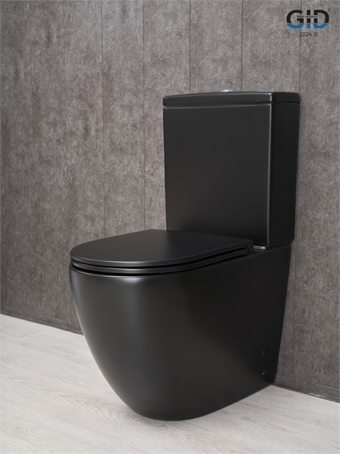 GID Унитаз напольный Tn2188Bm 62250Y черный матовый 62.5x38.5x84 GID-62250Y - фото 279988