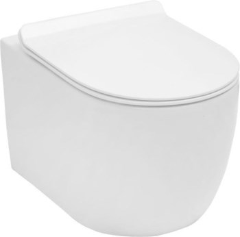 AQUANET Унитаз подвесной Rimless Cetus-W BL-102N-WHT, белый AQUANET-211908 - фото 280571
