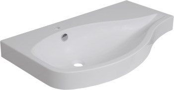 AQUANET Elektra Раковина полувстраиваемая ширина 90 см, белый AQUANET-270157 - фото 281274