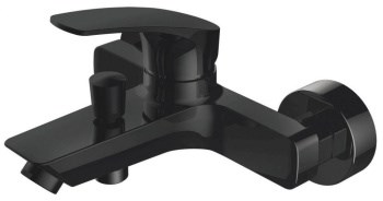 AQUANET Static Смеситель для ванны, цвет черный AQUANET-261822 - фото 282994