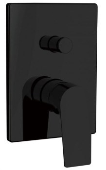 AQUANET Static Смеситель для душа встраиваемый, цвет черный AQUANET-261824 - фото 283028