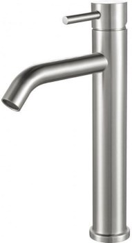AQUANET Steel Смеситель для раковины, цвет сталь AQUANET-242967