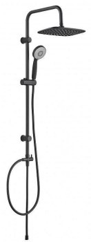 AQUANET Passion Душевая стойка, цвет черный AQUANET-AF300-70-RC-B - фото 283178