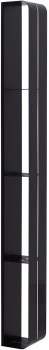 AQUANET Полка Магнум 15x130 черная матовая, вертикальная AQUANET-302227 - фото 283343