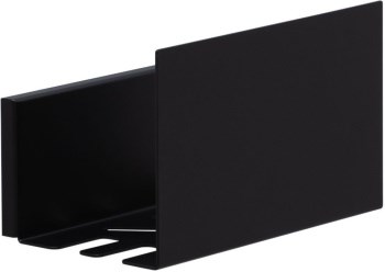 AQUANET Полка Магнум 20x12 черная матовая AQUANET-274190 - фото 283352