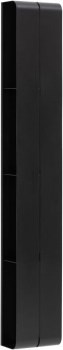 AQUANET Полка Магнум 20x130 черная матовая, вертикальная AQUANET-302228 - фото 283361