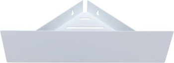 AQUANET Полка Магнум 28x28 белая матовая, угловая AQUANET-302237 - фото 283378