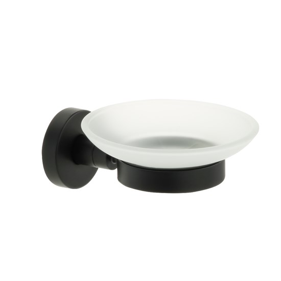 FIXSEN Мыльница стекло черная  Comfort  Black (FX-86008) FX-86008 - фото 284696
