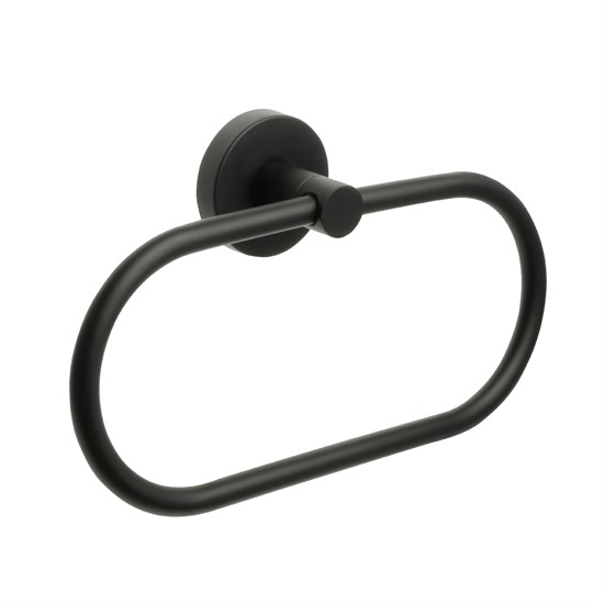 FIXSEN Полотенцедержатель кольцо черный Comfort  Black (FX-86011) FX-86011 - фото 284710