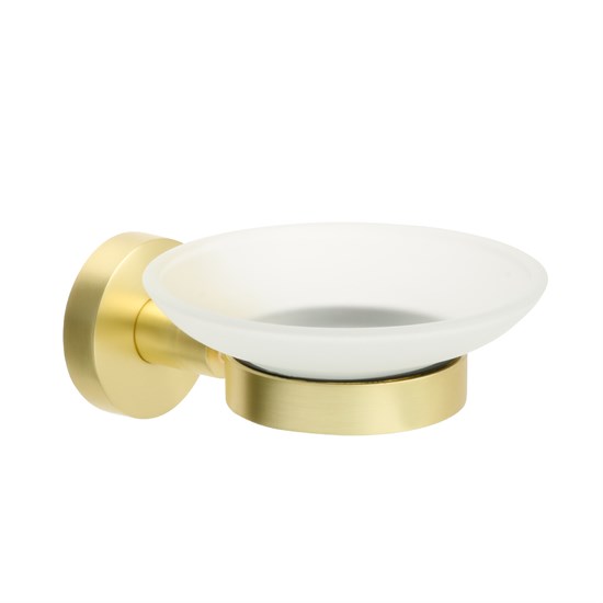 FIXSEN Мыльница стекло золото-сатин  Comfort Gold (FX-87008) FX-87008 - фото 284732
