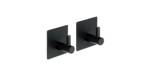 FIXSEN Крючок одинарный - 2 штуки, черный , FX-560A FX-560A - фото 284946