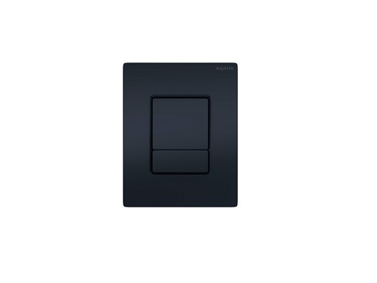 AQUATEK Панель смыва черная матовая для INSP-0000002 Pneumo N PNN-0000005 - фото 285347