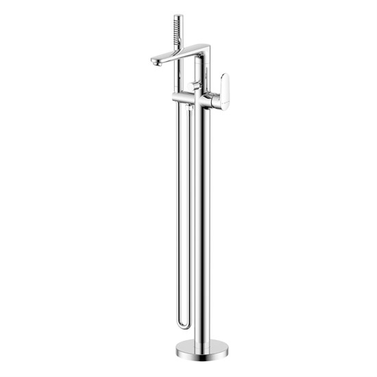AQUATEK AQ1845CR НИКА Смеситель для ванны напольный, хром AQ1845CR - фото 285542