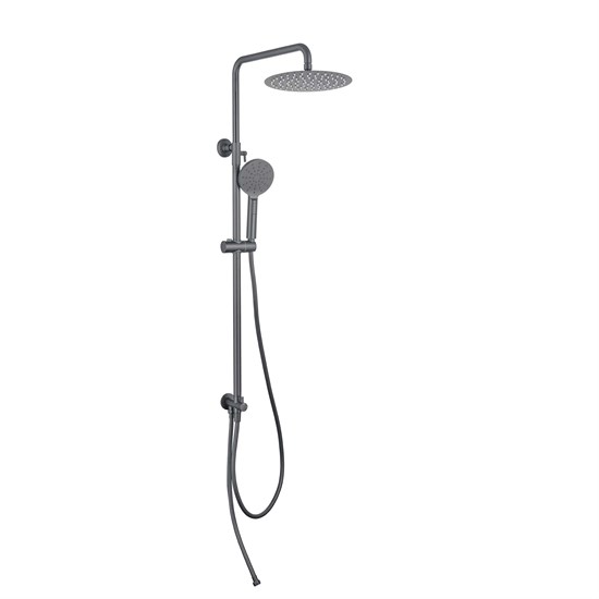 AQUATEK AQ2046BGM ВЕГА Душевая система 3jet 250мм Reno, оружейная сталь AQ2046BGM - фото 285787