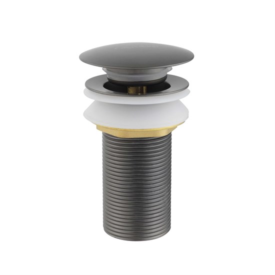 AQUATEK AQ6000BGM Сливной набор для раковины Push-open без перелива, оружейная сталь AQ6000BGM - фото 285803
