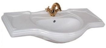 AQUANET Yatao Aquanet Раковина на тумбу ширина 85 см, цвет белый AQUANET-YB-1085 - фото 286351