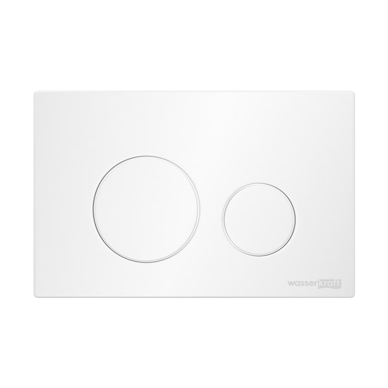 WASSERKRAFT Кнопка смыва, цвет белый WASSERKRAFT WH02