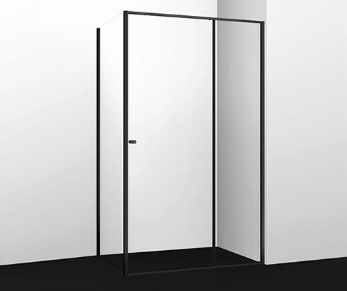 WASSERKRAFT Dill 61S Душевой уголок прямоугольный размер 140x100 см двери раздвижные профиль - черный / стекло - прозрачное WASSERKRAFT 61S37 - фото 288510