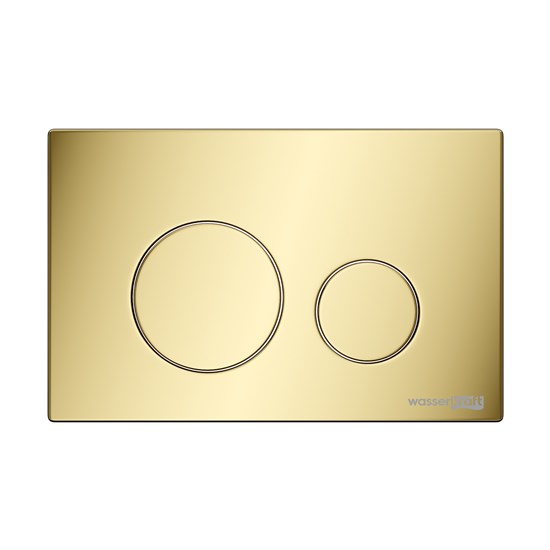 WASSERKRAFT Кнопка смыва, цвет золото WASSERKRAFT PG02