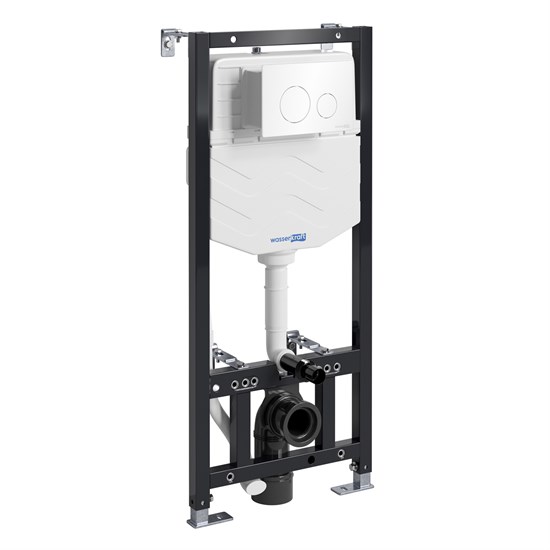 WASSERKRAFT Aller Система инсталляции для унитазов WASSERKRAFT 10TLT.010.ME.WH02 - фото 289437