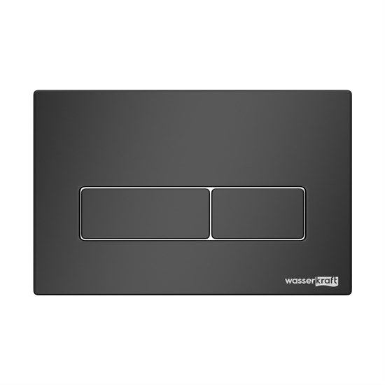 WASSERKRAFT Кнопка смыва, цвет черный матовый WASSERKRAFT MB03