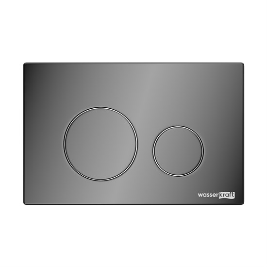 WASSERKRAFT Кнопка смыва, цвет черный WASSERKRAFT PB02