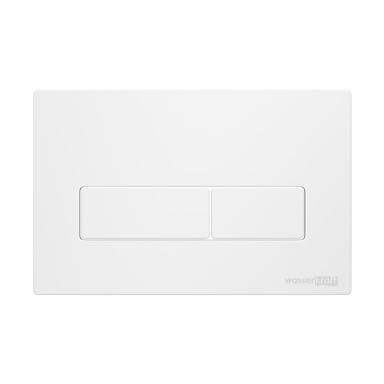 WASSERKRAFT Кнопка смыва, цвет белый матовый WASSERKRAFT WM03 - фото 290203