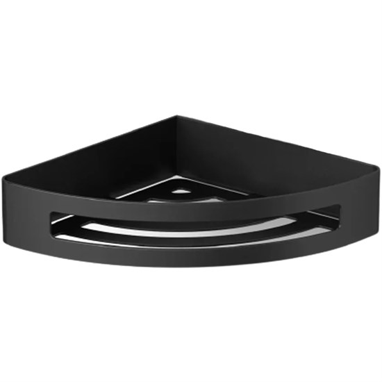 LANGBERGER Black Edition Полка угл. хром. 1-эт. (75260-BPC), черный матовый BLACKEDITION75260-BPC - фото 290723