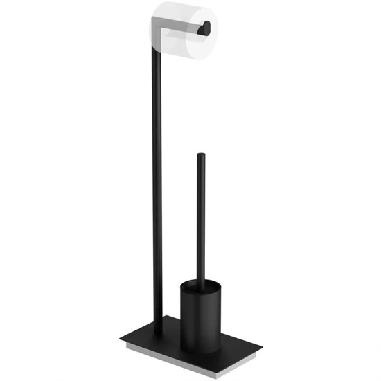 LANGBERGER Black Edition Стойка напольная круг (ерш + бум.дер.) (72981-BP), черный матовый BLACKEDITION72981-BP - фото 290735