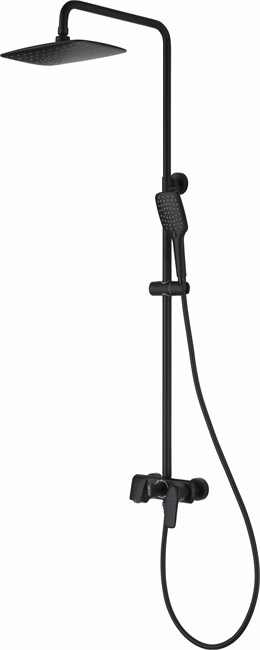 RUSH Nevis Душевая система (NE1735-40Black), цвет черный NE1735-40Black - фото 291109
