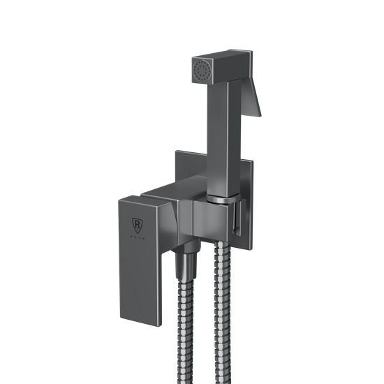 RUSH Thira Гигиенический душ встраиваемый (TR3635-99Grey), цвет графит TR3635-99Grey - фото 291412