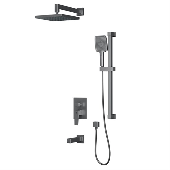 RUSH Thira Встроенная душевая система (TR3635-60Grey), цвет графит TR3635-60Grey - фото 291430