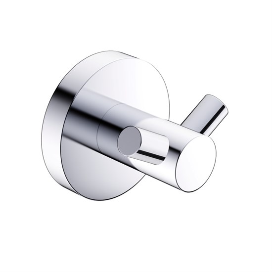 AQUAme Trento Крючок двойной латунный, хром AQM7202CR - фото 294459