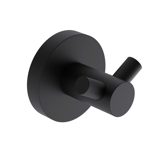AQUAme Trento Крючок двойной латунный, черный матовый AQM7202MB - фото 294461