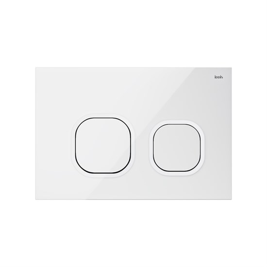 IDDIS Клавиша смыва белая Uniglass 001 (UNG01GWi77) UNG01GWi77 - фото 295577