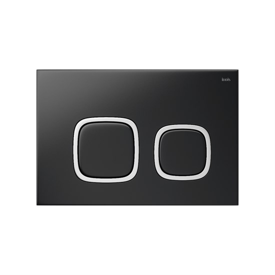 IDDIS Клавиша смыва чёрная Unifix 004 (UNI04BCi77) UNI04BCi77 - фото 295583